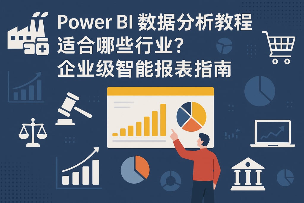 Power BI数据分析教程适合哪些行业？企业级智能报表指南